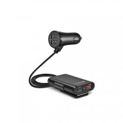 Prelungitor ncarcator auto cu USB Quick Charge 3.0