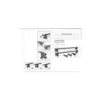 Set 2 bare portbagaj transversale cu trei tipuri de prindere 120cm