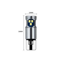 set 2 becuri cu led  T10,w5w, 18SMD, 12V Canbus, Lumina alba 6000k