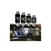 set 2 becuri led c5w  sofit 31 mm, 12V Canbus , Lumina alba 6000k