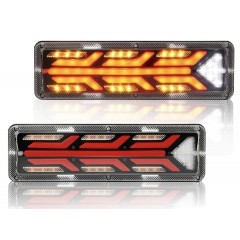 set 2 lampi led cu neon si semnalizare dinamica 12v-24v