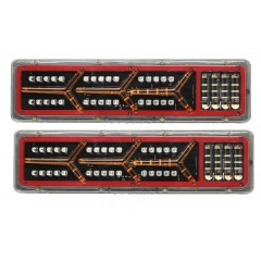 set 2 lampi led cu neon si semnalizare dinamica 12v-24v