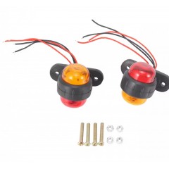 Set 2 Lampi de gabarit cu LED rosu /galben , 12-24V