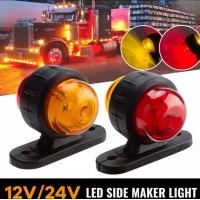 Set 2 Lampi de gabarit cu LED rosu /galben , 12-24V