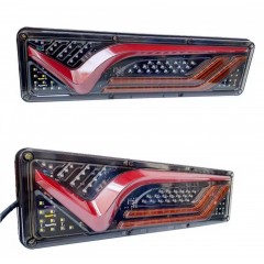 Set 2 lampi led cu semnalizare dinamica 12v-24v