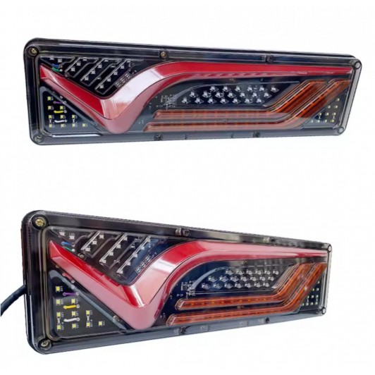 Set 2 lampi led cu semnalizare dinamica 12v-24v