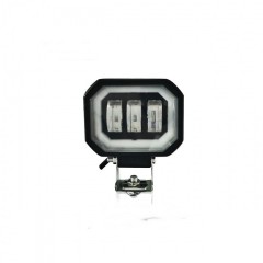 Proiector LED cu Angel Eyes DRL lumina alba 30W,12v-24v