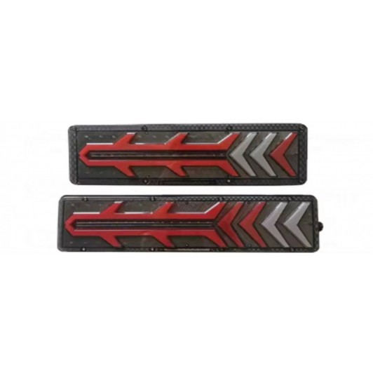 set 2 lampi led cu semnalizare dinamica 12v-24v L=45 CM set 2 lampi led cu semnalizare dinamica 12v-24v L=45 CM