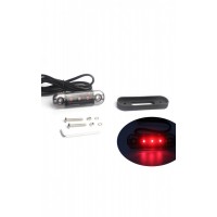 Lampa gabarit laterala LED, geam fumuriu rezistent la apă IP67, 12V/24V - 2 culori disponibile