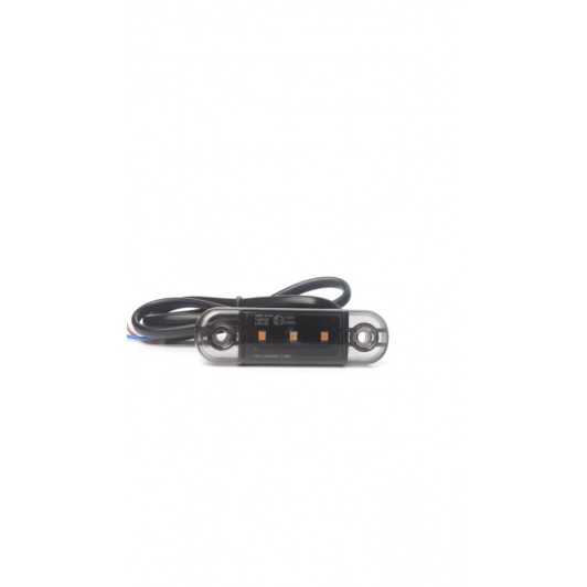 Lampa gabarit laterala LED, geam fumuriu rezistent la apă IP67, 12V/24V - 2 culori disponibile
