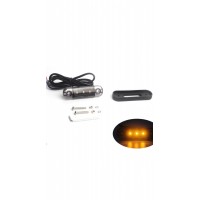 Lampa gabarit laterala LED, geam fumuriu rezistent la apă IP67, 12V/24V - 2 culori disponibile