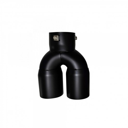 Ornament toba negru mat universal diametru 76mm