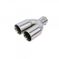 Ornament toba inox dublu universal cromat diametru 76mm
