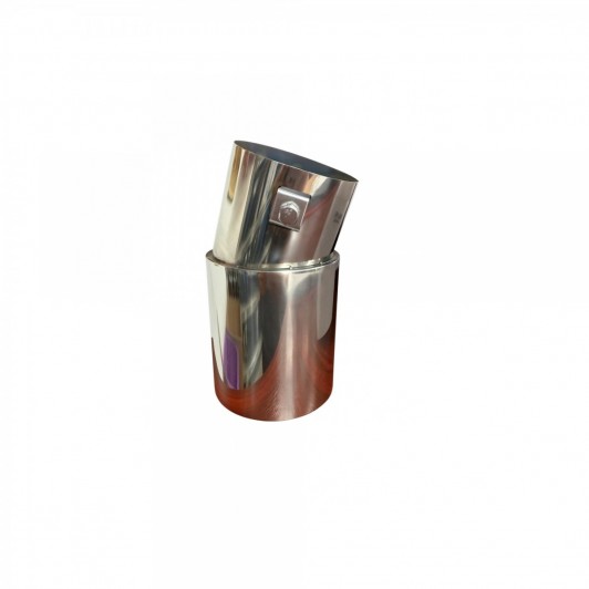 Ornament toba inox universal cromat diametru 76mm