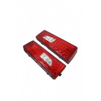 Set 2 lampi stop cu LED cu MUFA, compatibile Scania, 24v -fara eroare