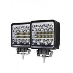 Proiector LED, 10-30V, 108W ,LUMINA ALBA + FLASH CU FIR SEPARAT