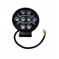 Proiector led cu lumina de zi galbena si flash , 125w , 12v-24v