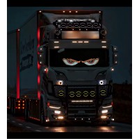 Set 2 panouri led devil eyes ( ochisori) cu mufa usb