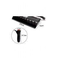 Lampa parbriz profesionala stroboscopica rosu/albastru cu mufa bricheta , 12V