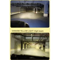 Set 2 leduri h7 cu 3 culori si aplicatie, 12v, 210w, 27.000lm, canbus