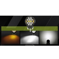 Proiector led cu lumina de zi galbena , 125w , 12v-24v