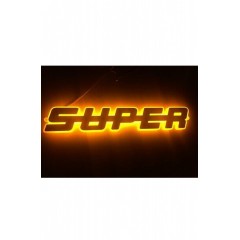 Grila fata “ SUPER” cu led alb sau portocaliu, 24v