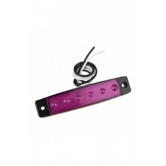 Lampa laterala/cabina cu 6 LED-uri 12v-24v lumina MOV Lampa laterala/cabina cu 6 LED-uri 12v-24v lumina MOV