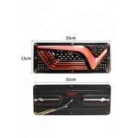 set 2 lampi led cu semnalizare dinamica 12v-24v - L= 330mm x 130mm