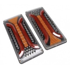 set 2 lampi led cu semnalizare dinamica 12v-24v -  33cm x 13 cm