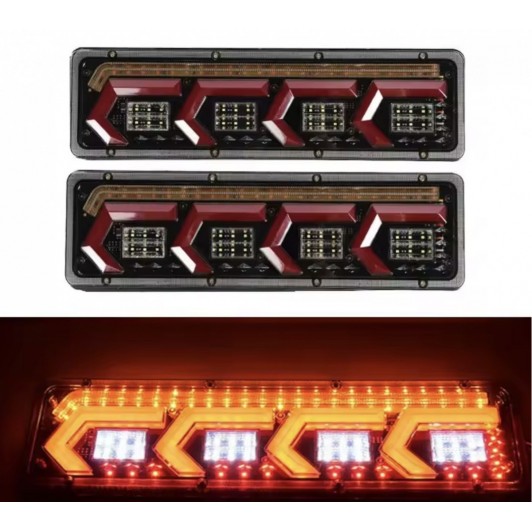 set 2 lampi led cu semnalizare dinamica 12v-24v L=45 CM set 2 lampi led cu semnalizare dinamica 12v-24v L=45 CM