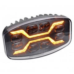 Proiector led universal tip SPIDER , 12V - 24V, cu lumină DRL alb-galben, Proiector led universal tip SPIDER , 12V - 24V, cu lumină DRL alb-galben,