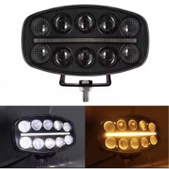 Proiector led universal, 12V - 24V, cu lumină DRL