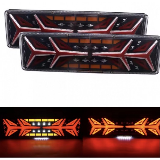 set 2 lampi led cu semnalizare dinamica 12v-24v L=45 CM