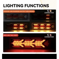 set 2 lampi led cu semnalizare dinamica 12v-24v L=45 CM