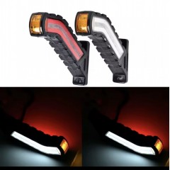 Set 2 Lampi de gabarit cu LED, neon efect si semnalizare dinamica , 12v - 24V