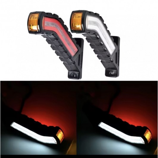 Set 2 Lampi de gabarit cu LED, neon efect si semnalizare dinamica , 12v - 24V