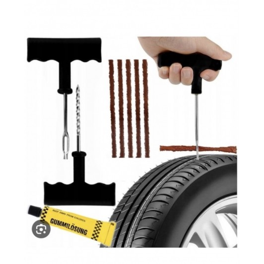Set reparatie anvelope auto, pentru vulcanizare rapida, universal