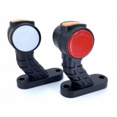 Set 2 lampi neon pentru gabarit 12v-24v brat 13 cm , 3 fete luminoase