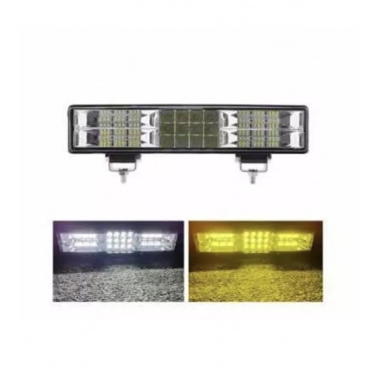 Led bar combo ,100w , 12v-24v , lumina alba si galbena + flash