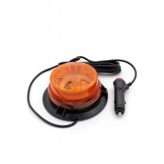 Girofar led cu mufa bricheta, 12v-24v , efect rotatie 360•, talpa magnetica