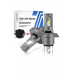 Set 2 leduri h4 , 180w 20.000 lm,alb 6000k, 12v ,canbus, moto/auto
