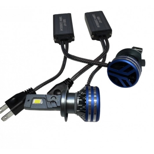 Set 2 leduri h7 lumina alb rece 6000k , 12v, 168w, 22,000lm,canbus