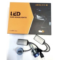 Set 2 leduri h7 lumina alb rece 6000k , 12v, 168w, 22,000lm,canbus