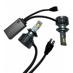 Set 2 leduri h7 lumina alb rece 6000k , 12v, 430w, 35.000lm, canbus