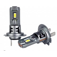 Set 2 becuri Led K7 H7, 100w, 10,000LM, 1:1,CANBUS, cu ventilator , 6000k