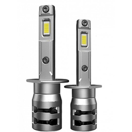 Set 2 becuri Led H1, 100w, 10.000LM, 1:1,CANBUS, cu ventilator , 6000k