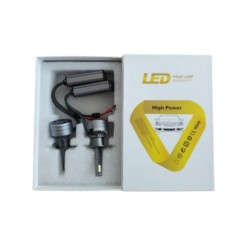 Set 2 leduri H1, EVO68 canbus, 180w, 6000k, 16.000 LM