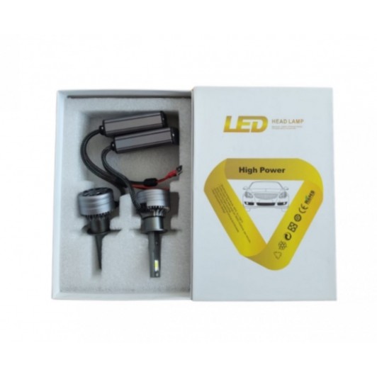 Set 2 leduri H1, EVO68 canbus, 180w, 6000k, 16.000 LM