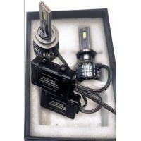 Set 2 leduri h7 lumina alb rece 6000k , 12v, 250w, 26.000lm, canbus
