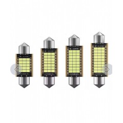 Set 2 leduri 41 mm canbus 24 smd alb 6000k PREMIUM